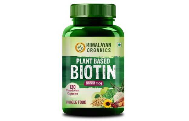 Himalayan Organics Plant Based Biotin 10,000mcg Capsules (120)