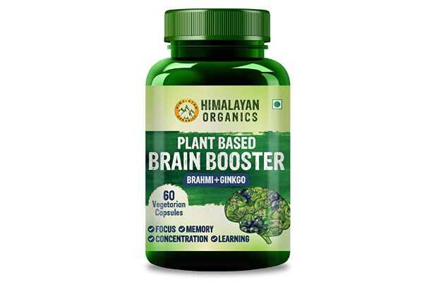 Himalayan Organics Plant Based Brain Booster Supplement Capsules (60)