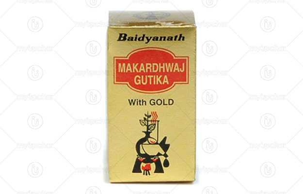 Baidyanath Makardhwaj Gutika Tablet (with Gold) 1gm