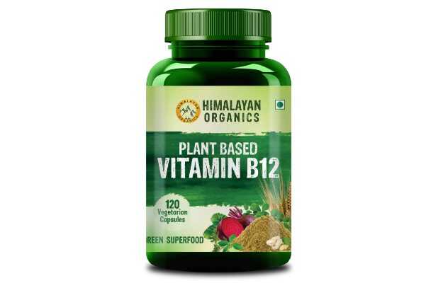  Himalayan Organics Plant Based Vitamin B12 Natural Capsules (60)