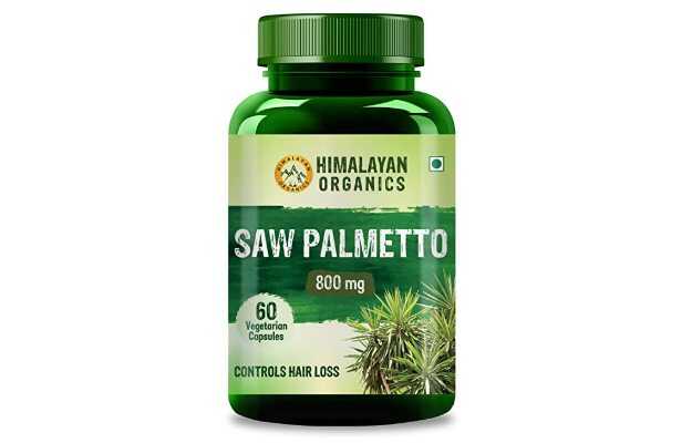 Himalayan Organics Saw Palmetto 800Mg Extract Capsules for Hair Growth 