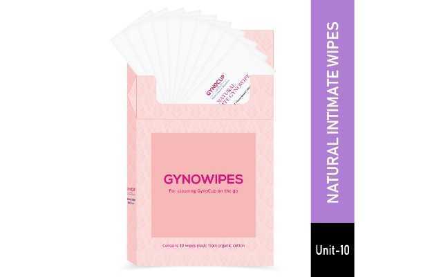GynoCup Natural Intimate Refreshing & Clean Wipes (Pack of 1)