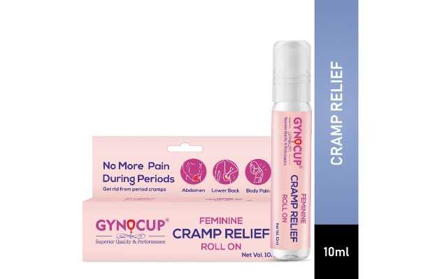 GynoCup Feminine Cramp Relief Roll On All in One - Pack of 1 (10ml)