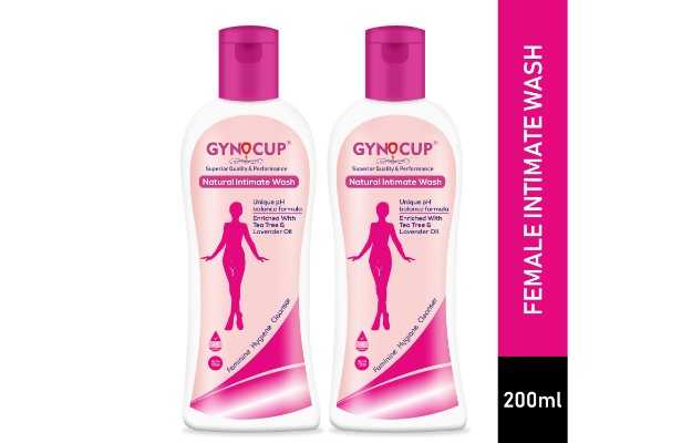GynoCup Intimate Wash for Women - Pack of 2 (100ml Each)