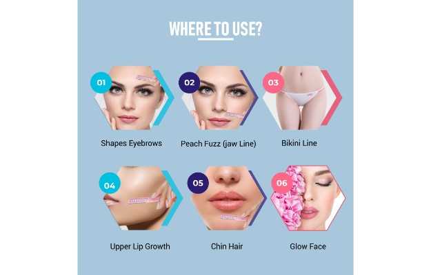 GynoCup Glossy Face Razor for Women - Pack of 3 Units_4