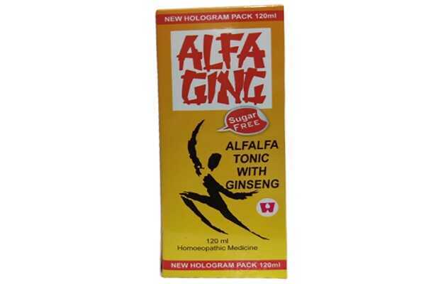 Dr. Wellmans Alfa Ging Alfalfa Tonic with Ginseng Sugar Free 120ml