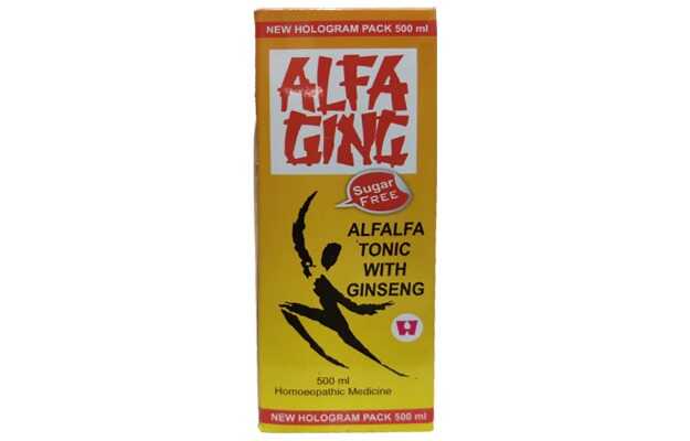 Dr. Wellmans Alfa Ging Alfalfa Tonic with Ginseng Sugar Free 500ml