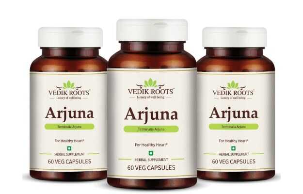 Vedikroots Arjuna Capsules (60) Pack of 3