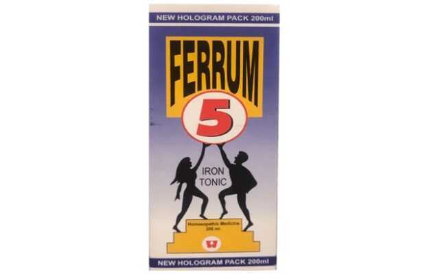 Dr. Wellmans Ferrum 5 Iron Tonic 200ml