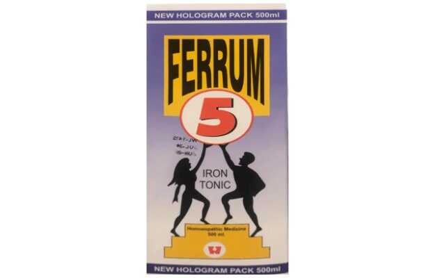Dr. Wellmans Ferrum 5 Iron Tonic 500ml