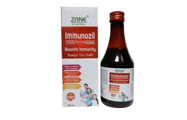 Zane Ayurveda lmmunozil Syrup Pack of 2 (Each 200ML) 