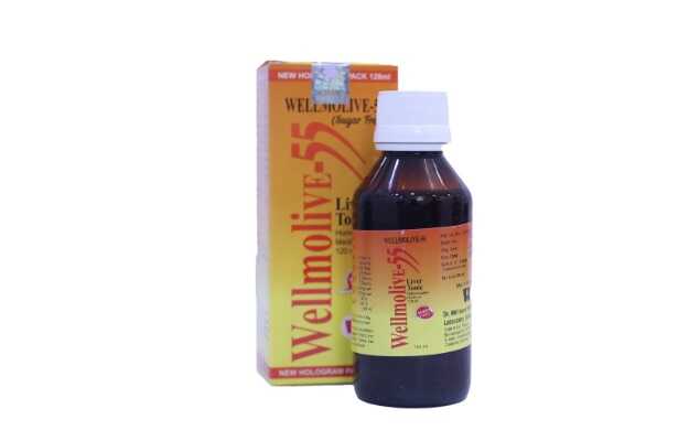 Dr. Wellmans Wellmolive 55 Liver Tonic Sugar Free 120ml