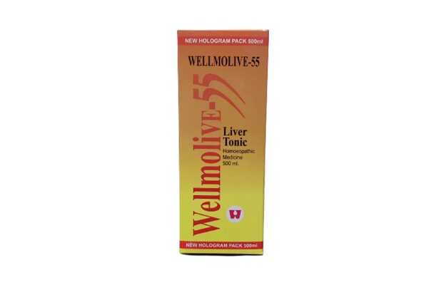 Dr. Wellmans Wellmolive 55 Liver Tonic 500ml