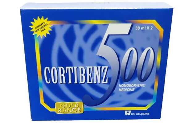 Dr. Wellmans Cortibenz 500 Drop Pack of 2 (30ml Each)