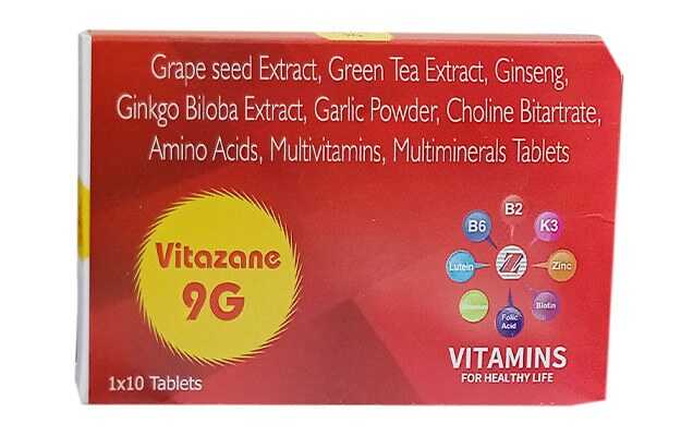 Vitazane 9G Tablet (10) Pack of 3
