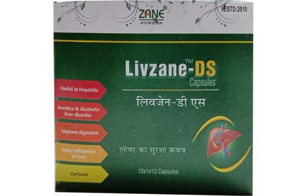 Zane Ayurveda Livzane DS Capsule (10) pack of 2