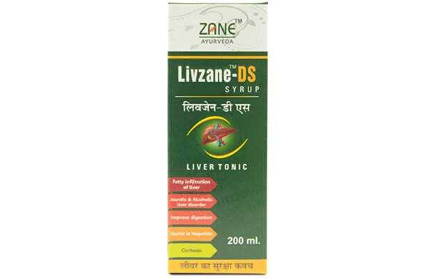 Zane Ayurveda Livzane DS Syrup Pack of 2 (Each 200ml)