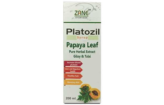 Zane Ayurveda Platozil Syrup Pack of 2 (Each 200ML) 