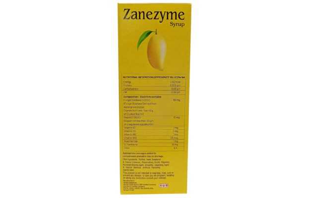 Zanezyme Syrup (Mango flavour) Pack of 6 (Each 200ml)