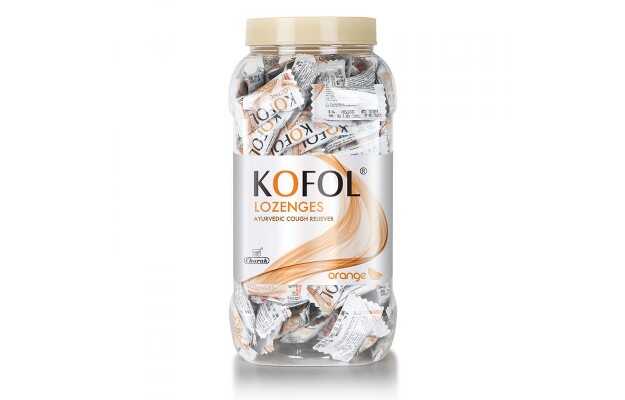 Charak Kofol Lozenges Jar (Orange) Pack of 200