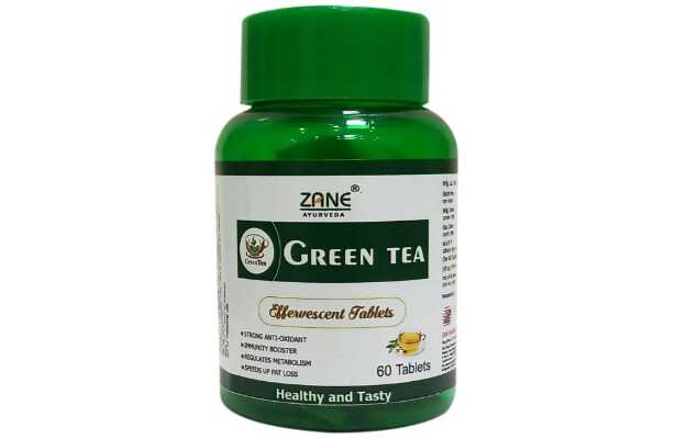 Zane Ayurveda Green tea tablet Pack of 2 (Each 60 Tablets) 
