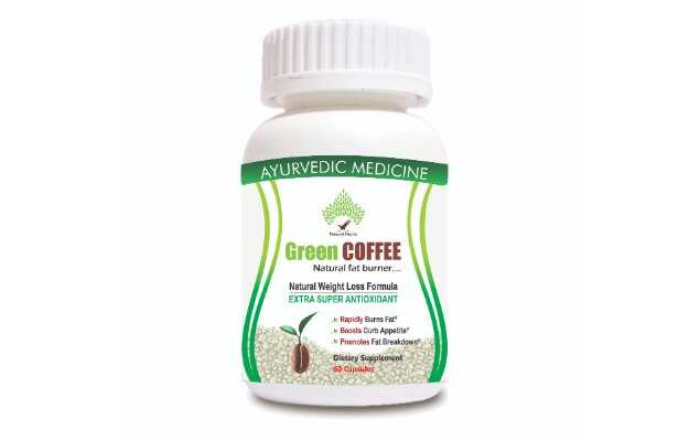  Navpraan Ayurveda Green Coffee Natural Weight Loss Capsules 1 Month Course