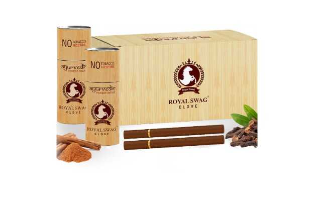 Royal Swag Ayurvedic & Herbal Cigarette,Clove Flavour (Pack of 50 Sticks)