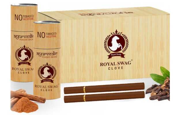 Royal Swag Ayurvedic & Herbal Cigarette, Combo Pack of Fruta, Clove, Mint Flavour Smoke (50 Stick Each)