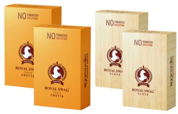 Royal Swag Ayurvedic & Herbal Cigarette, Combo Pack of Fruta, Clove Flavour (20 Sticks Each)