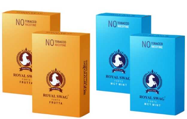 Royal Swag Ayurvedic & Herbal Cigarette, Combo Pack of Mint and Frutta Flavour  (20 Sticks Each)
