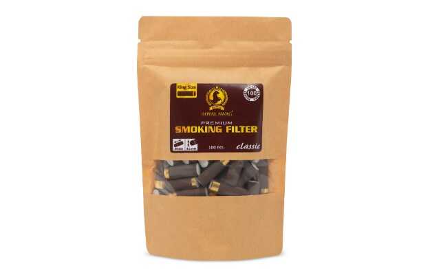 Royal Swag King Size Smoking Filters Clove Flavour (24 MM*7 MM Filter) 100 Filters/Pack Smoking Cessations (Pack of 100)