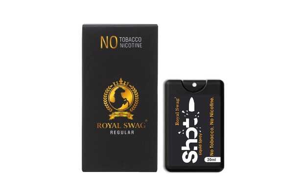 Royal Swag Ayurvedic Cigarettes Tobacco/Nicotine Free (10 Smoke,Shot 1) Helps in Quit Smoking Smoking Cessations (Pack of 10)