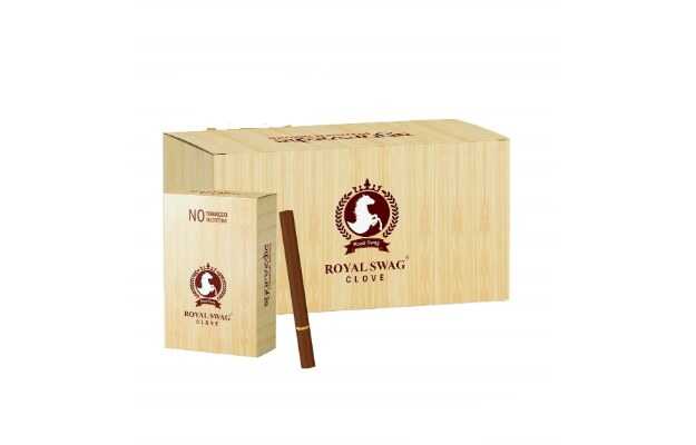 Royal Swag Herbal Cigarettes Tobacco-Free, Nicotine Free Clove Flavour 100 Sticks Smoking Cessations (Pack of 100)