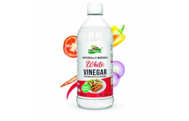 Dr. Patkars 100% Natural Brewed White Vinegar for Salad Cooking 500ml