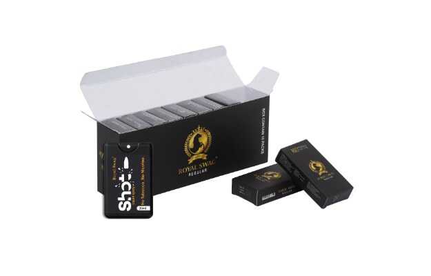Royal Swag Herbal Cigarettes Tobacco/Nicotine Free 100 Sticks With 20ML Shot Smoking Cessations (Pack of 100)