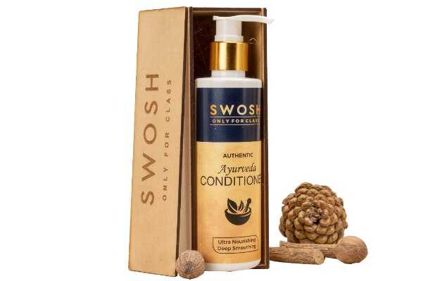 SWOSH Ayurvedic Silicone Free Hair Strengthening Conditioner, For Dry & Frizzy Hair (200 ml)