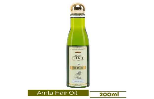 SWOSH Khadi Amla & Bhringraj Hair Oil 200ML Reduce Premature Greying Hair Oil (200 ml)
