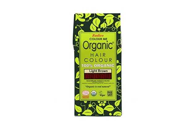 Radico Certified Organic Hair Color Dye - Light Brown