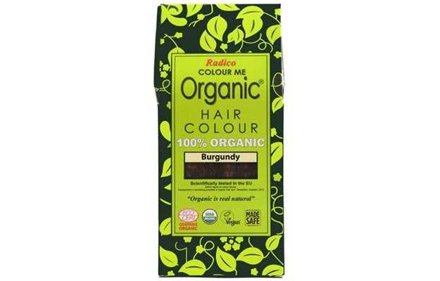 Radico Certified Organic Hair Color Dye-Burgandy