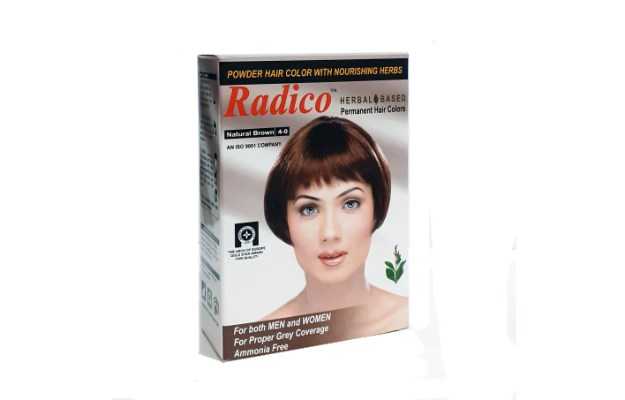 Radico Herbal Hair Color Powder -Brown: Uses, Price, Dosage, Side Effects,  Substitute, Buy Online