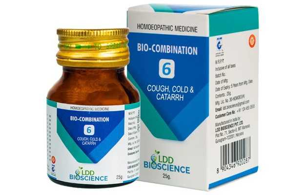 LDD Bioscience Bio-Combination 6 Cough, Cold & Catarrh Tablet