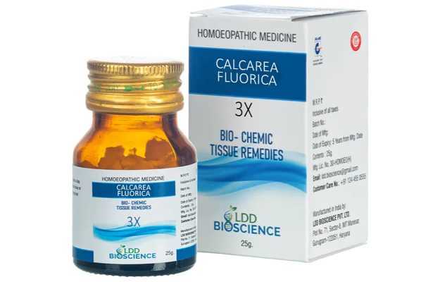 LDD Bioscience Calcarea Fluorica Biochemic Tablet 3X
