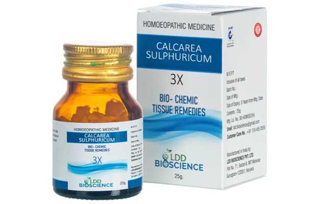 LDD Bioscience Calcarea Sulphuricum Biochemic Tablet 3X