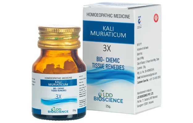 LDD Bioscience Kali Muriaticum Biochemic Tablet 3X
