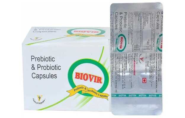 Virgo Healthcare Biovir Prebiotic & Probiotic Capsules