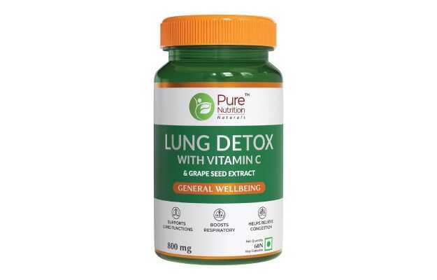 Pure Nutrition Lung Detox Capsules, Lung Detox Supplement for Men & Women