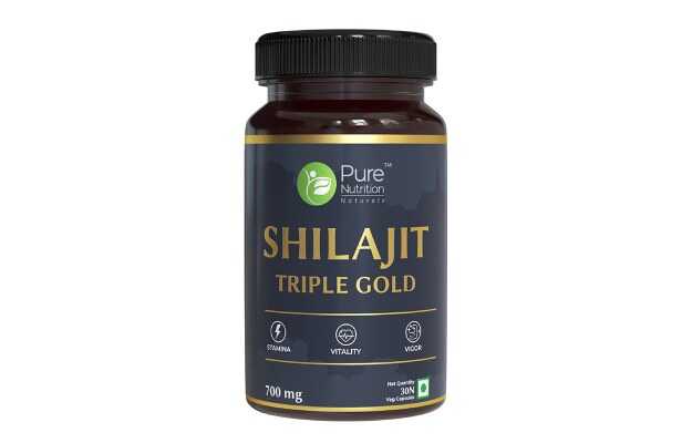 Pure Nutrition Shilajit Triple Gold, Shilajit capsules