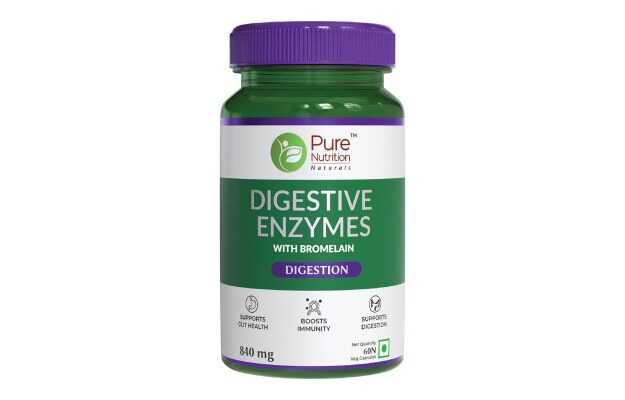 Pure Nutrition Digestive Enzymes Capsule with Bromelain