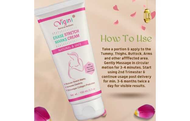 Vigini Natural Actives Erase Stretch Marks Removal Cream