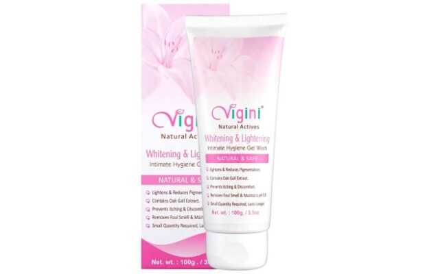 Vigini Natural Actives Whitening & Lightening Intimate Feminine Hygiene Gel Wash